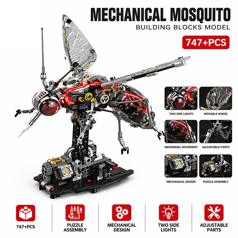 High-Quality Nwe High-Quality 13104 High-Quality Mechanical High-Quality Mosquito High-Quality Building High-Quality Blocks High-Quality 747Pcs nobox
