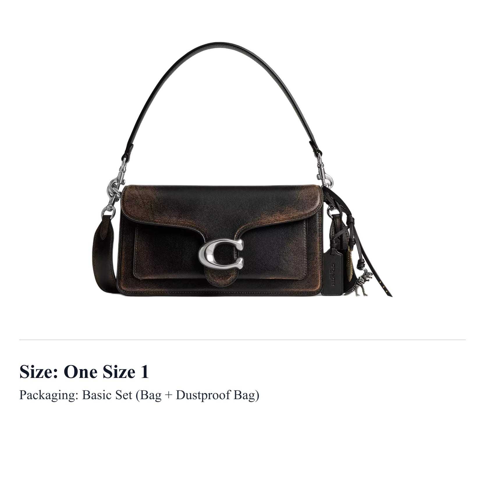 COACH Tabby Cow Leather Crossbody Handbag