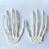 Halloween Decoration Realistic Skeleton Hand, Outdoor Yard Lawn Ornament, Plastic Skull Hand Prop, Spooky Party Garden Decor