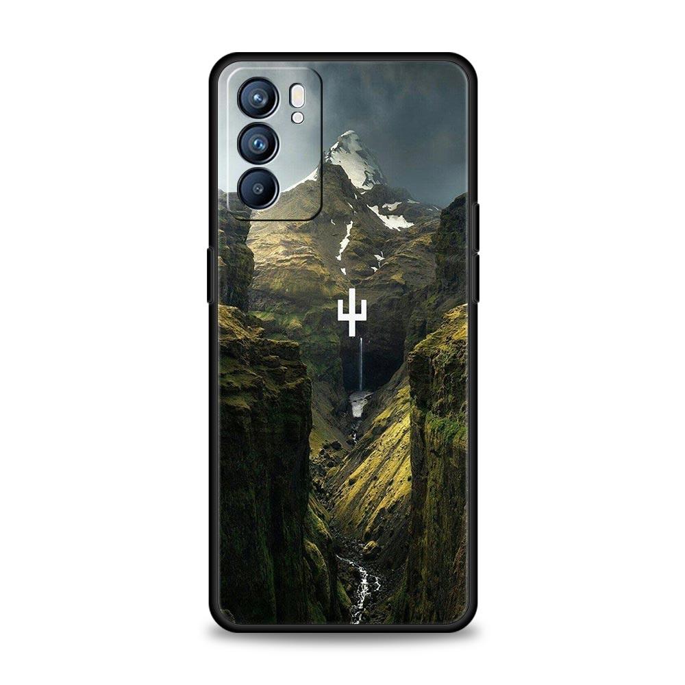 

Forest Geometry Wood Phone Case For Oppo Reno8 Reno7 Reno6 Pro A54 5G Find X6 X5 A53 A52 A9 A15 A95 A17 A16 A76 A57 A31 Cover Oppo Reno8