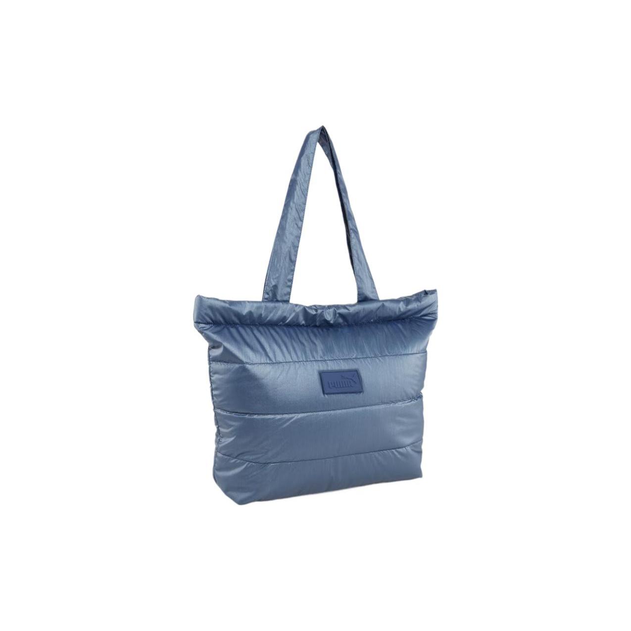 

New PUMA Nylon Tote Bag Shopping Bag Handbag Regular Women s Persian Blue 079873-01 38.1*13.0*36.1CM
