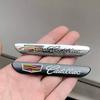 AABHR1 Alloy Car Fender Side Emblem Stickers Rear Trunk Badge for Cadillac ATS BLS CT4 CT5 CT6 CTS ESCALADE EXT SLS STS XT4 XT5 XT6 XTS