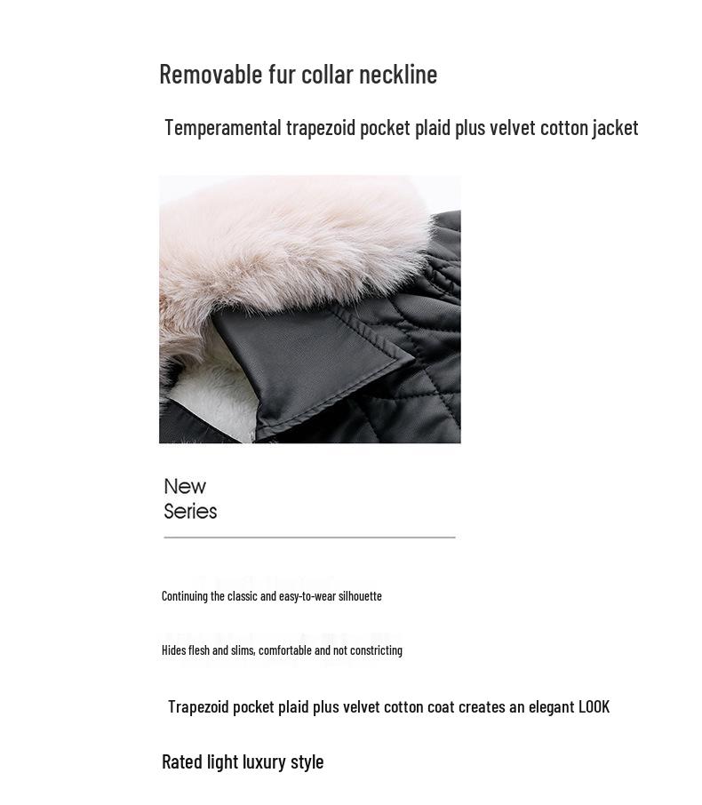 Women's Winter Korean Style PU Leather Coat with Fleece Lining and Fur Collar