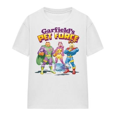 Garfield Unisex Adult Heroes Await T-Shirt