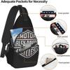 AU1895 Harley Davidson Sling Bags Shoulder Backpacks Chest Pack Crossbody Bags Waterproof Lightweight Outdoor Rucksack Anti Theft Daypack
