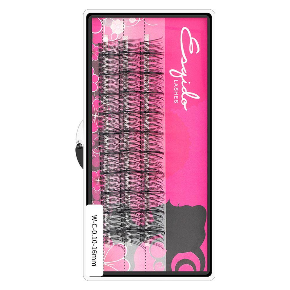 Segmented Eyelashes Bundles Fishtail False Eyelashes Lashes Extension Individual Cluster Eyelashes