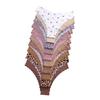 10-Pack Women's Seamless Printed Scalloped Hem Triangle Panties