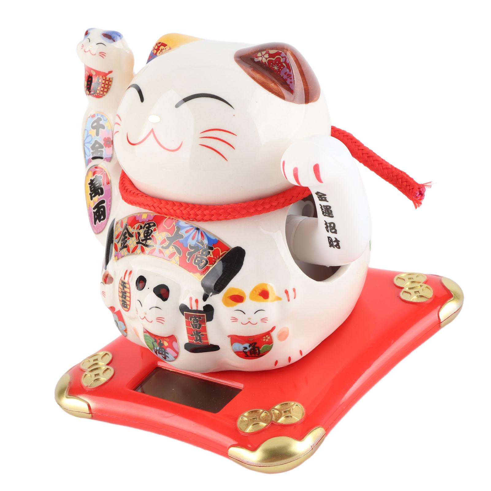 

Керамический Орнамент Кошка Приветствия Богатства Настольная Фигурка Кошки Удачи Ремесло для Дома Магазина Магазина Бизнес Подарок Тип 3