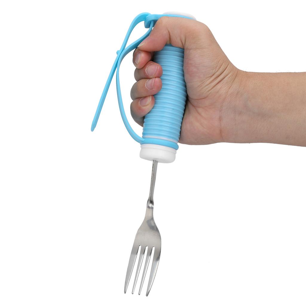 Eating Aids Fork Stainless Steel Rotating Fork Rotated Eating Utensils for The Elderly