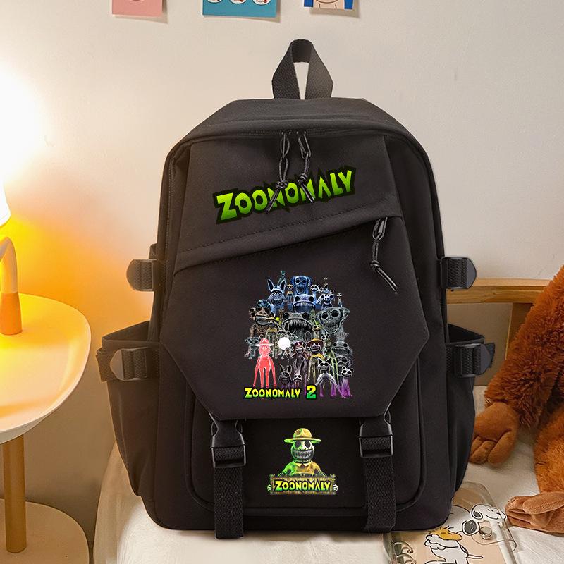 Freak Zoo Cartoon Animation Foreign Style School Bag Elementary and Secondary School Students Versatile Zoonomaly Macaron Backpack Tide