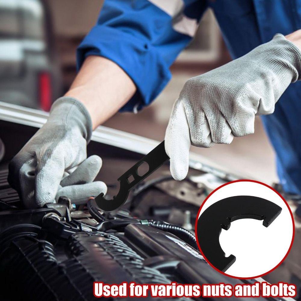 Carbon Steel Multi-Function Wrench Enhanced Torque Nut Wrench Tool Combo Wrench Combo  Installation