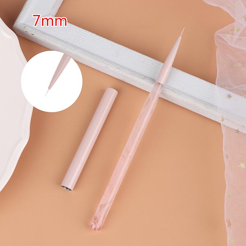 

Acrylic Nail Brush Gel Brush For Manicure Acrylic Uv Gel Extension Pen Nail Polish Painting Drawing Brush Liner 7mm