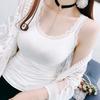 Süßes Trägertop mit Spitzensaum, Damen-Frühling/Sommer-Modell im koreanischen Stil, dünnes, ärmelloses Unterhemd
