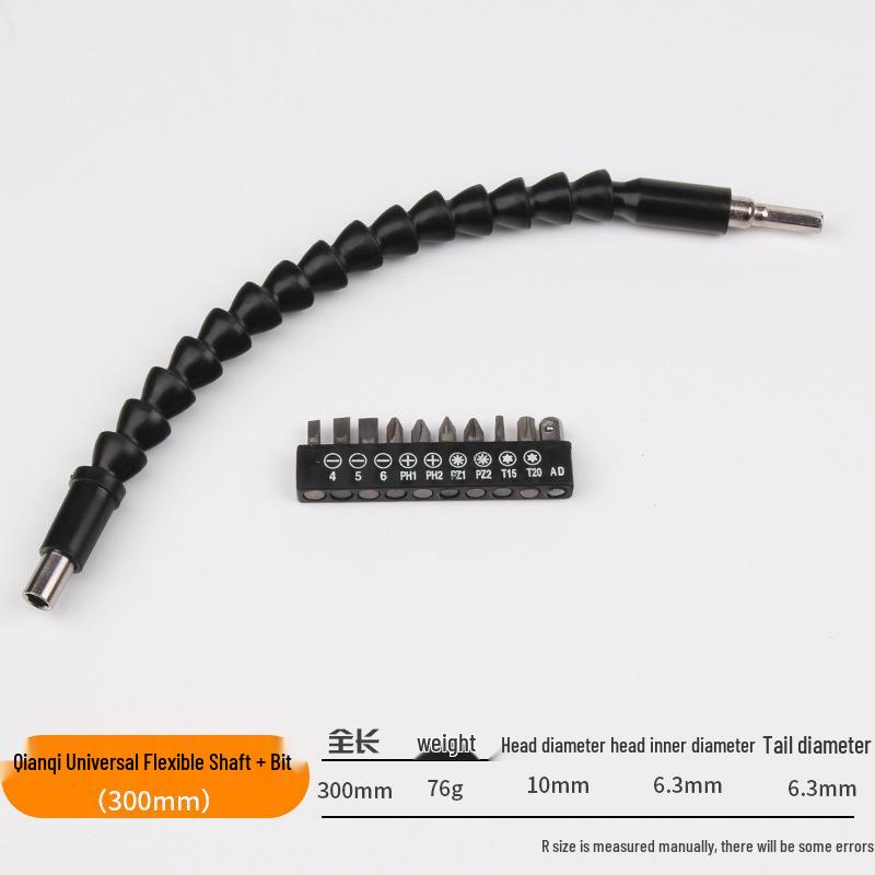 Universelles Flexwellen-Bohrer- und Schraubendreher-Verlängerungsstangen-Set