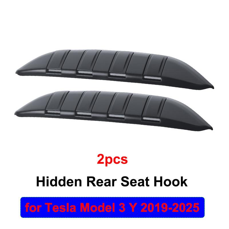For Tesla Model Y Juniper 2025 Seat Backrest Hook Model 3 Highland 2024 Seat Back Rear Hidden Cloth Hanger Storage Bracket 2026
