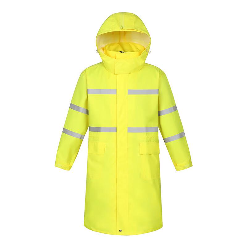 High-Visibility Heavy-Duty Reflective Raincoat