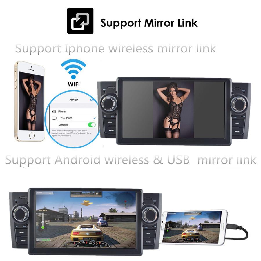 7" Android Stereo Radio GPS HeadUnit For Fiat Grande Punto Linea 07-12 w/Carplay