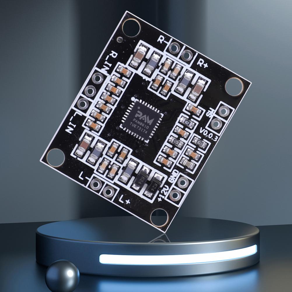 10-1pcs PAM8610 Stereo Mini Power Amplifier Board 2x15W Digital Audio Amplifier Board Class D Dual Channel