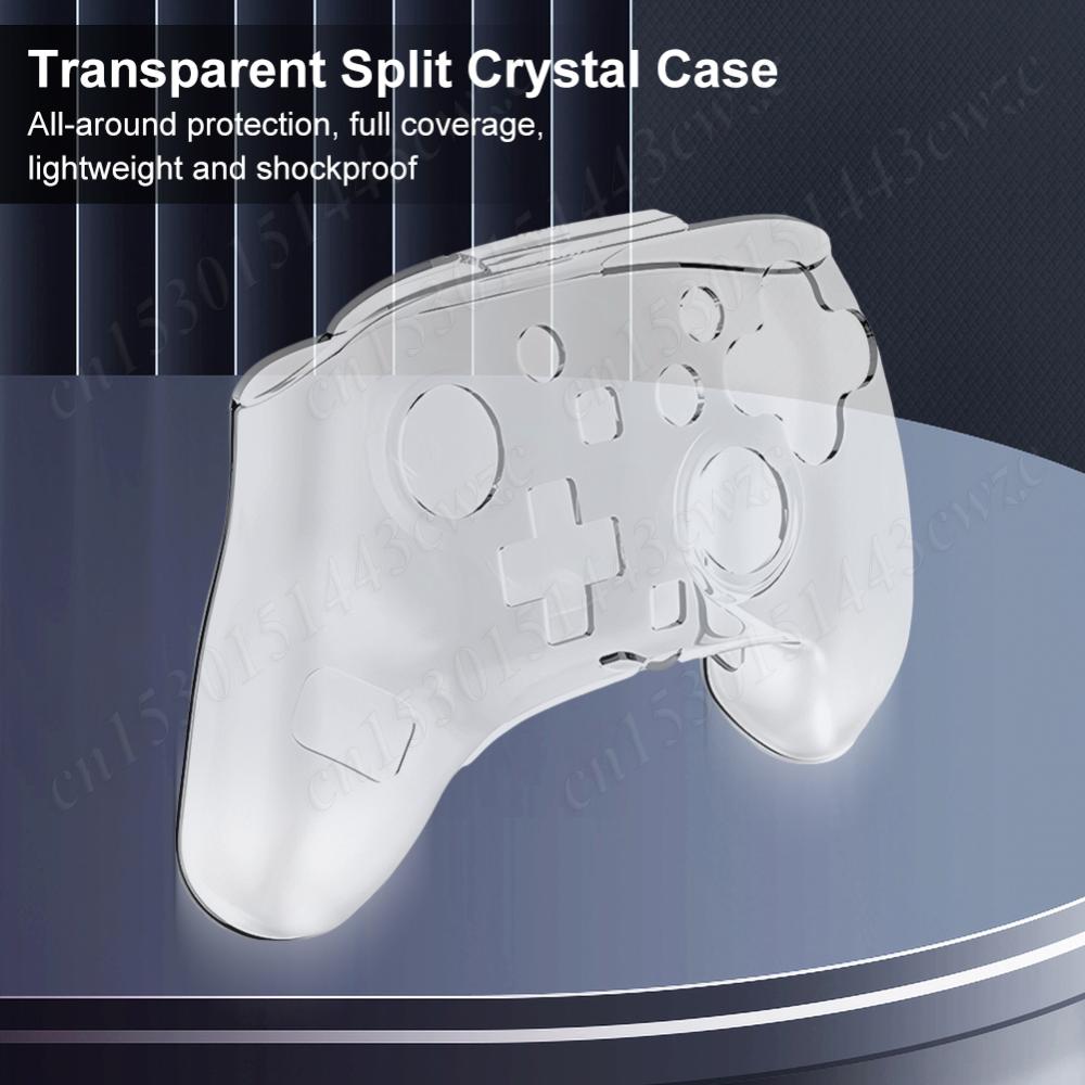 Transparent Protective Case Cover Anti-scratch Hard Shell Protector for Nintendo Switch 2 Pro Game Controller Gaming Accessories