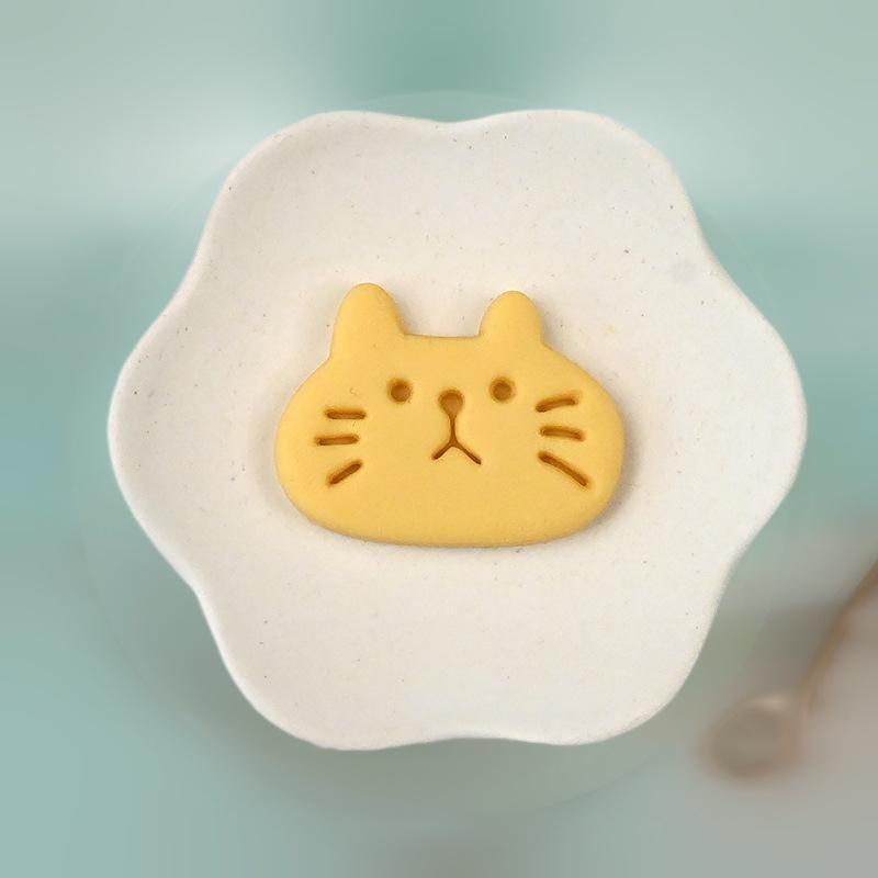 Cartoon Cat Fish Shape Cookie Stamps Cat Paw Biscuit Embossers Molds Fondant Cake Decoration Tools Outdoor Tableware
