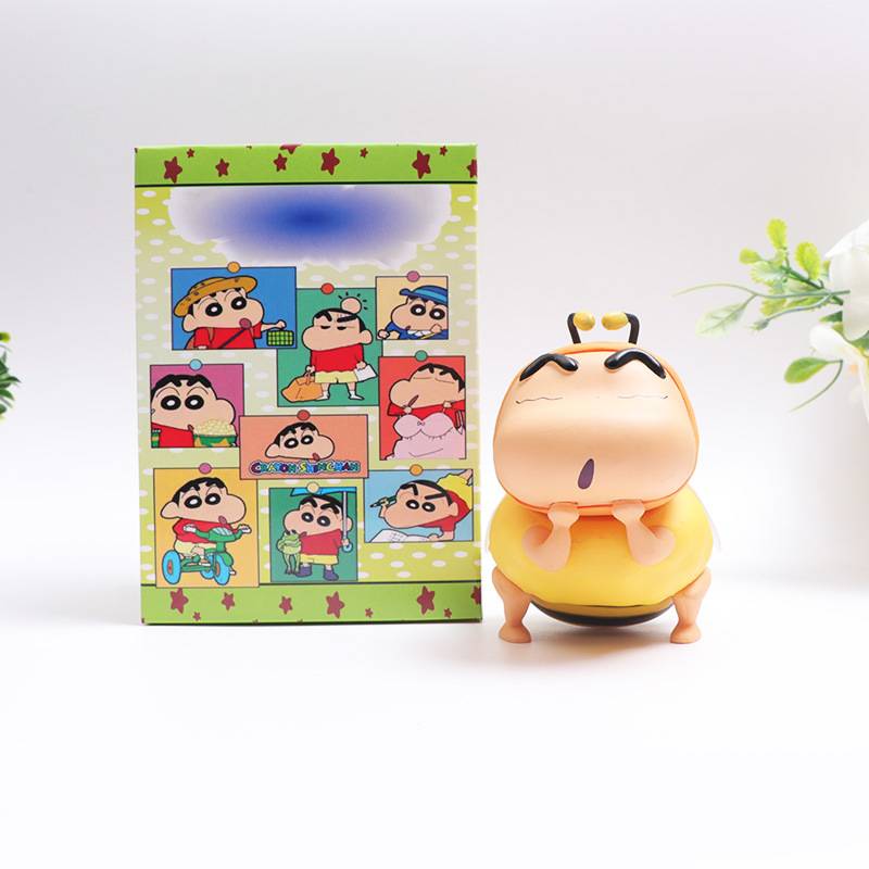 

Чан Крейон Шин Фигурка Модель Кукла Мультфильм Украшение для Гостиной Настольный Closed Eyed Bee