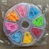 120-Piece Plastic Stitch Markers Set for Sweater Knitting and DIY Projects