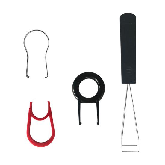 4Pc/Set C-200 Switch Puller Convenient Labor-saving Metal Long-lasting Switch Keycap Puller Removing Tool Kit for Mechanical Keyboard