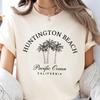 Huntington Beach Shirt, California Palm Tree Unisex T-shirt