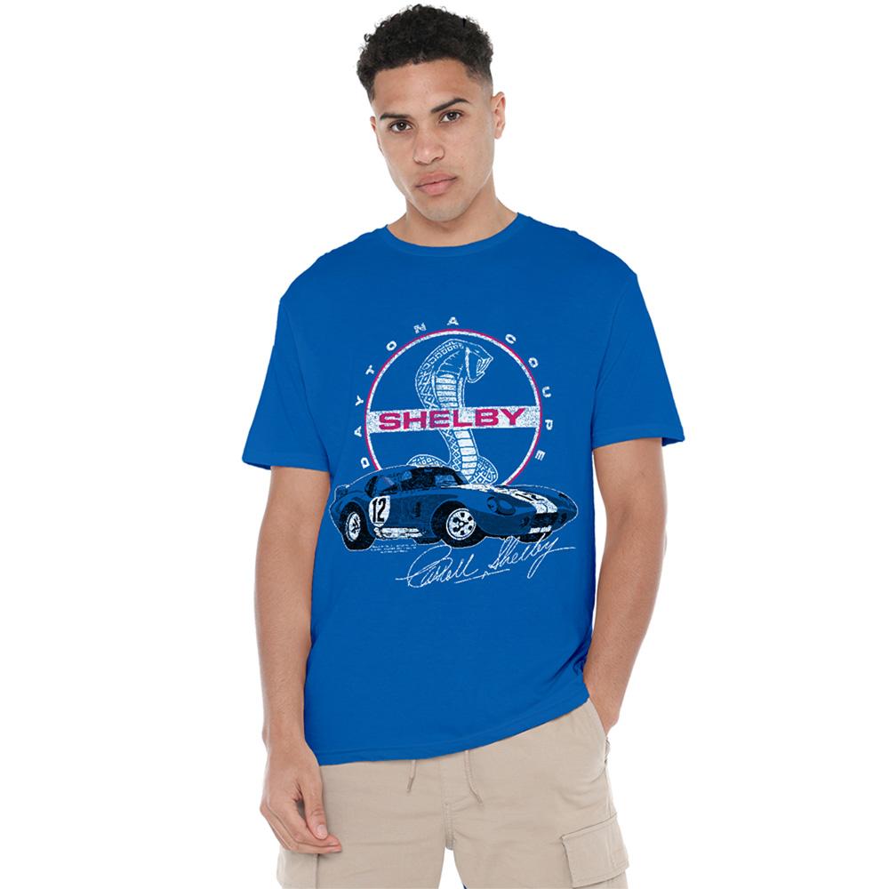 Carroll Shelby Unisex Adult Daytona Coupe Logo T-Shirt