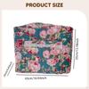 Cover for Sewing Machine, Elegant Tool Storage Bag with Floral Print And Pocket.