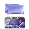1Pc Bedding Breathable Pillow Cover Comfortable Polyester Fiber Washable Pillowcase Cool Ice Silk Household Summer