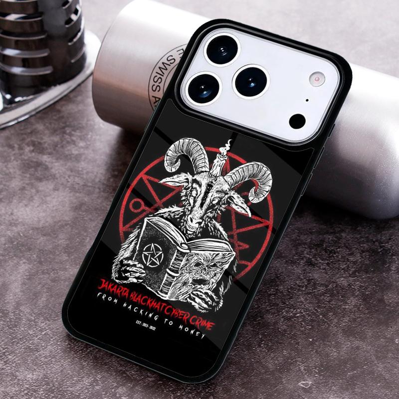 Devil Satan Phone Case For iPhone 17 16 15 14 13 12 11 Pro Max Plus 17Air Soft Silicone Cover