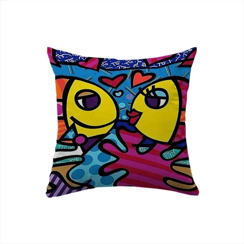 Luksuriøst Sofaputetrekk B-Britto Putetrekk Firkantet Putetrekk Hjemmetekstil Dakimakura Bryllupsgave