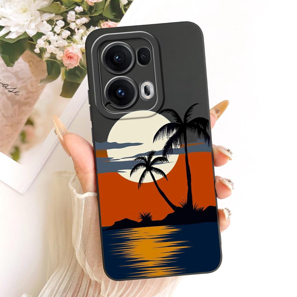 For Oppo Reno 13 Pro Case Silicone Luxury Fashion Cool Kawaii Cute Painted Cover For Oppo Reno13 Pro CPH2697 PKK110 Casing