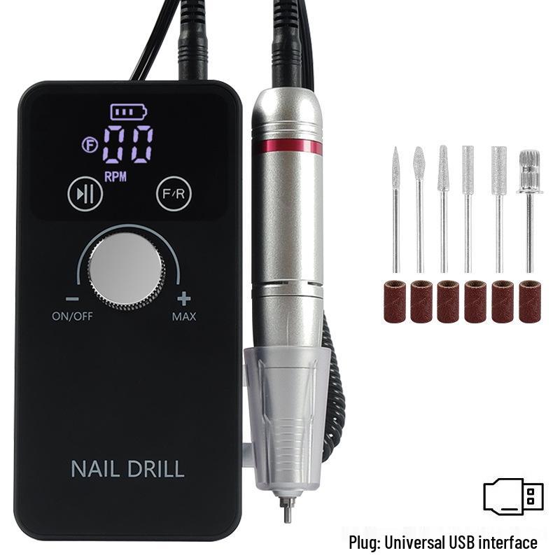 Rechargeable 30,000 RPM Professional Nail Drill for Gel Polish Removal