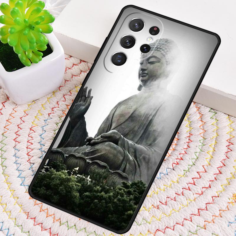Buddhism Buddha Statue Vintage Gautama Phone Case for Samsung Galaxy Note 10 Pro S26 Ultra S23 S24 FE S25 S21 S22 PLUS Cover