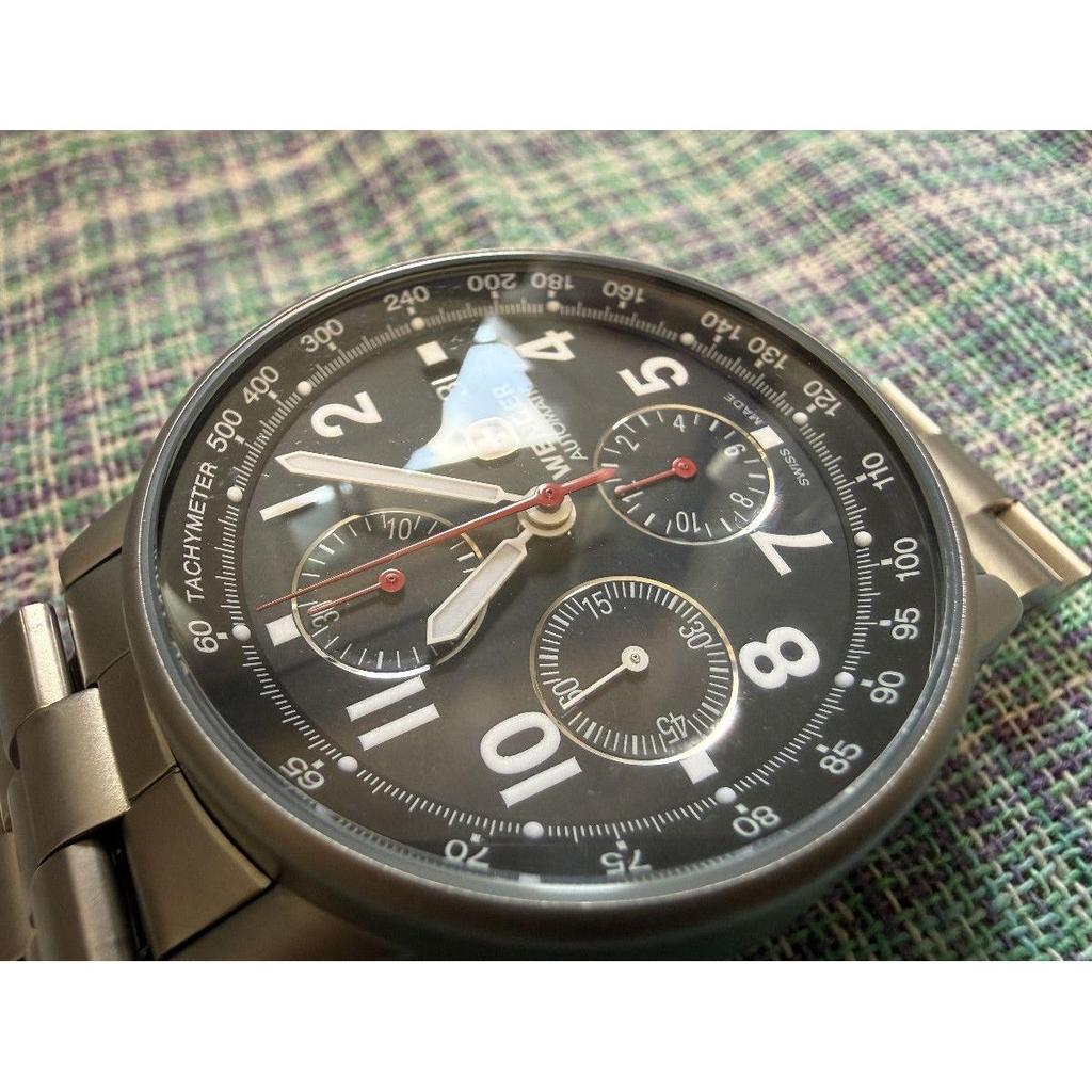 Used WENGER Wenger chronograph automatic winding