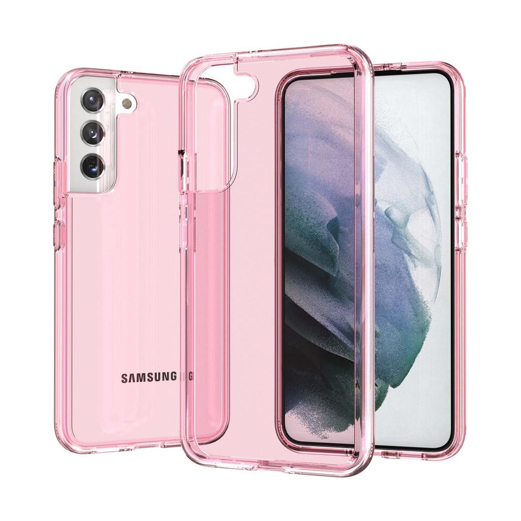 Applicable To Samsung Terminator S22 Transparent Protective Case, New Trendy Brand S22 European and American Thickened Anti-drop Mobile Phone Case