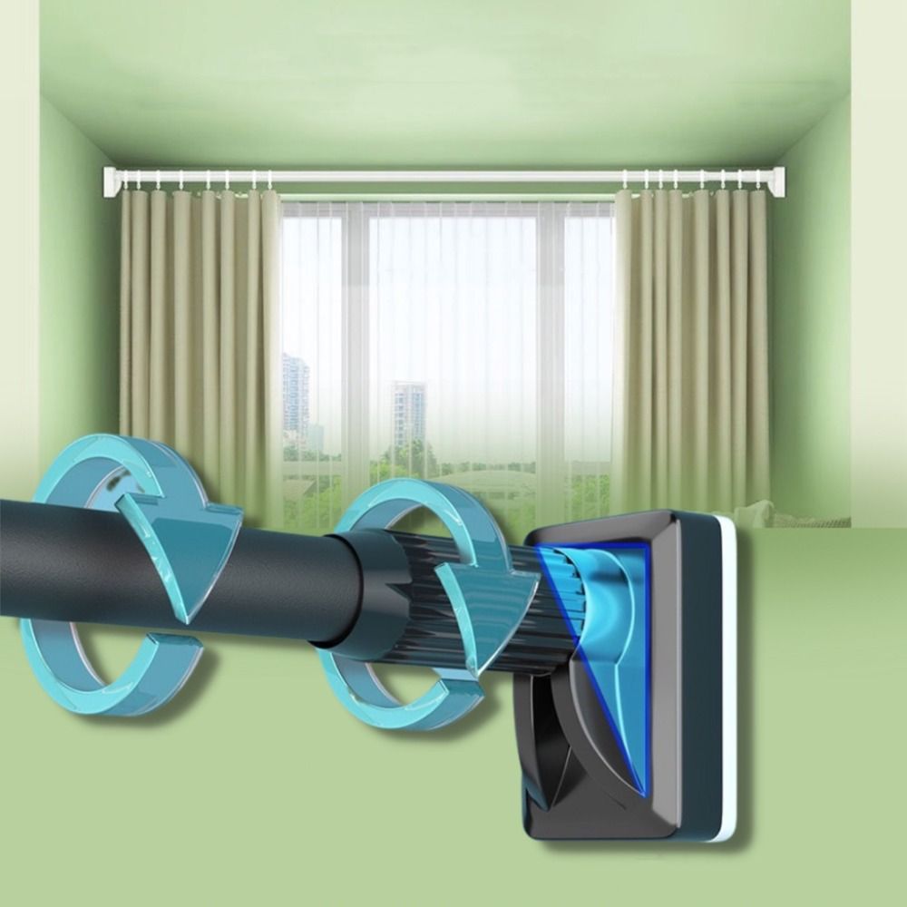 Carbon Steel Clothes Hanging Rail Stretchable Wardrobe Rod New Extendable Pole  Bathroom