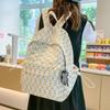 Modische florale Schultasche Ästhetische Umhängetasche Mehrere Taschen Rucksack für Schüler Mädchen