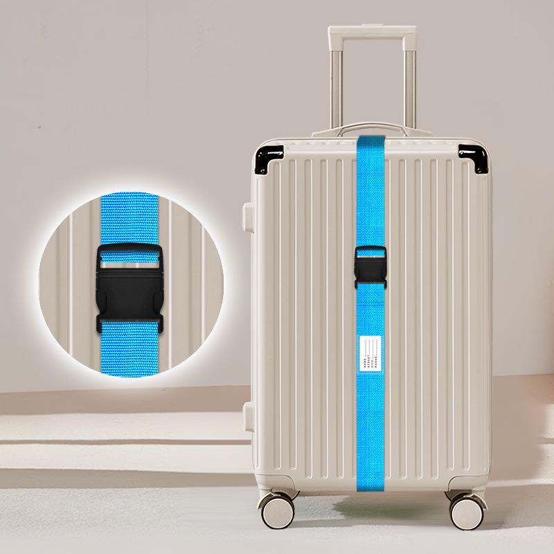 Luggage Strap: One-Word Cross Design, No Combination Lock