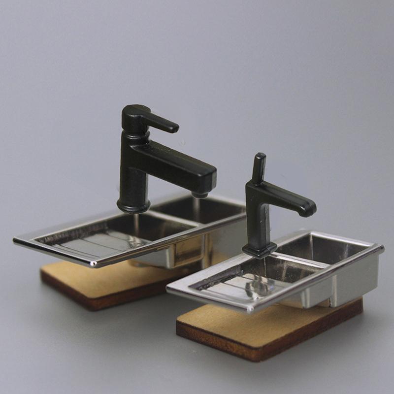1/12 puppenhaus Miniatur Zubehör Simulation Wasserhahn Modell Möbel Spielzeug