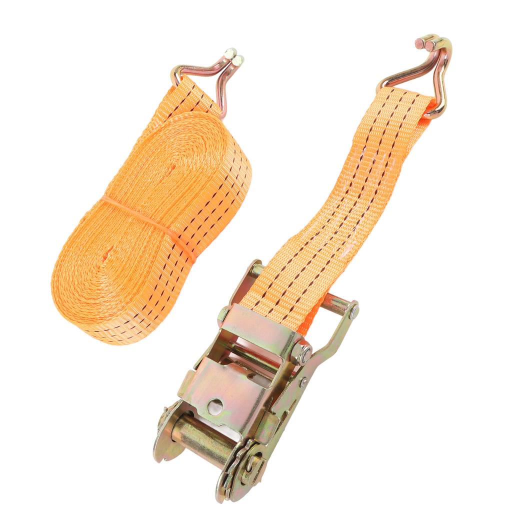 2 Set Curele Heavy Duty 8MX35MM Portocaliu Curele de Fixare a Încărcăturii 1.5 Inch Tensioner cu Clichet cu 2 J