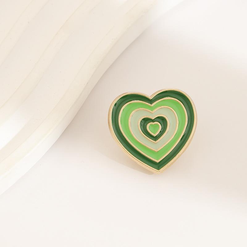 

Y2K поступовий перехід любов брошка ювелірні аксесуари проста особистість сплав капаюча олія багатоколірна персикове серце декоративні аксесуари