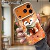 Phone Case: Lambskin 2D Flat Samsung Galaxy A34 A35 M05 M06 S20 S22 S21 FE Plus 5G Protective Case, Fox Wearing a Scarf, Christmas and Halloween Gift