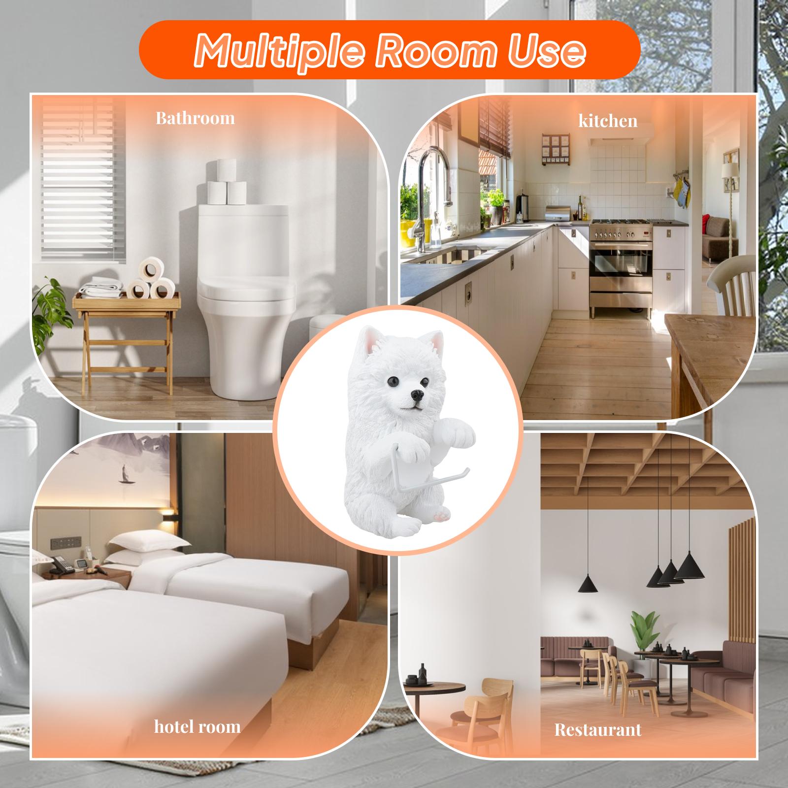 

Toilet Roll Holder Thoughtful Gift Cartoon Animal Shape Tissue Wall Mounted Rack