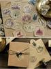 46pcs Traveling In The Old Days Stickers Set Vintage Countries Stamp Note Diary Letter Sticker Decoration Adhesive