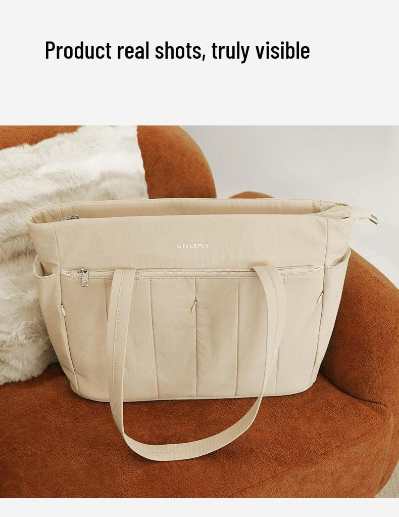 2026 Women's Urban Commute Tote: Large Capacity, Simple, Versatile Japanese-Korean Style Shoulder Bag