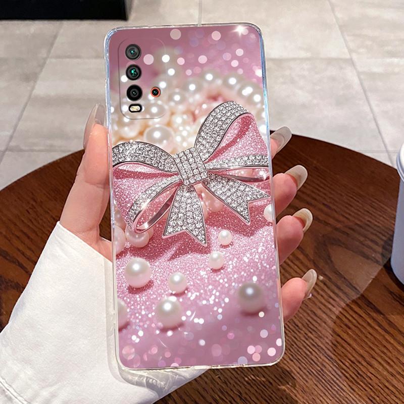 For Xiaomi Redmi 9T Case Shell For Redmi 9 Power Clear Silicone Jelly Soft TPU Back Cover Cute Rabbit Cat Dinasaur Phone Case