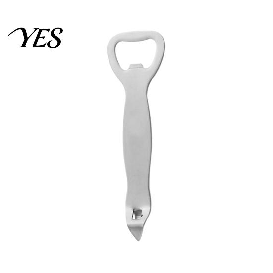 Home Bottle Opener And Can Opener, Durable Stainless Steel Design, Double-Head Manual Punch Multi-Functional Portable Kitchen Bar Tool Food-grade